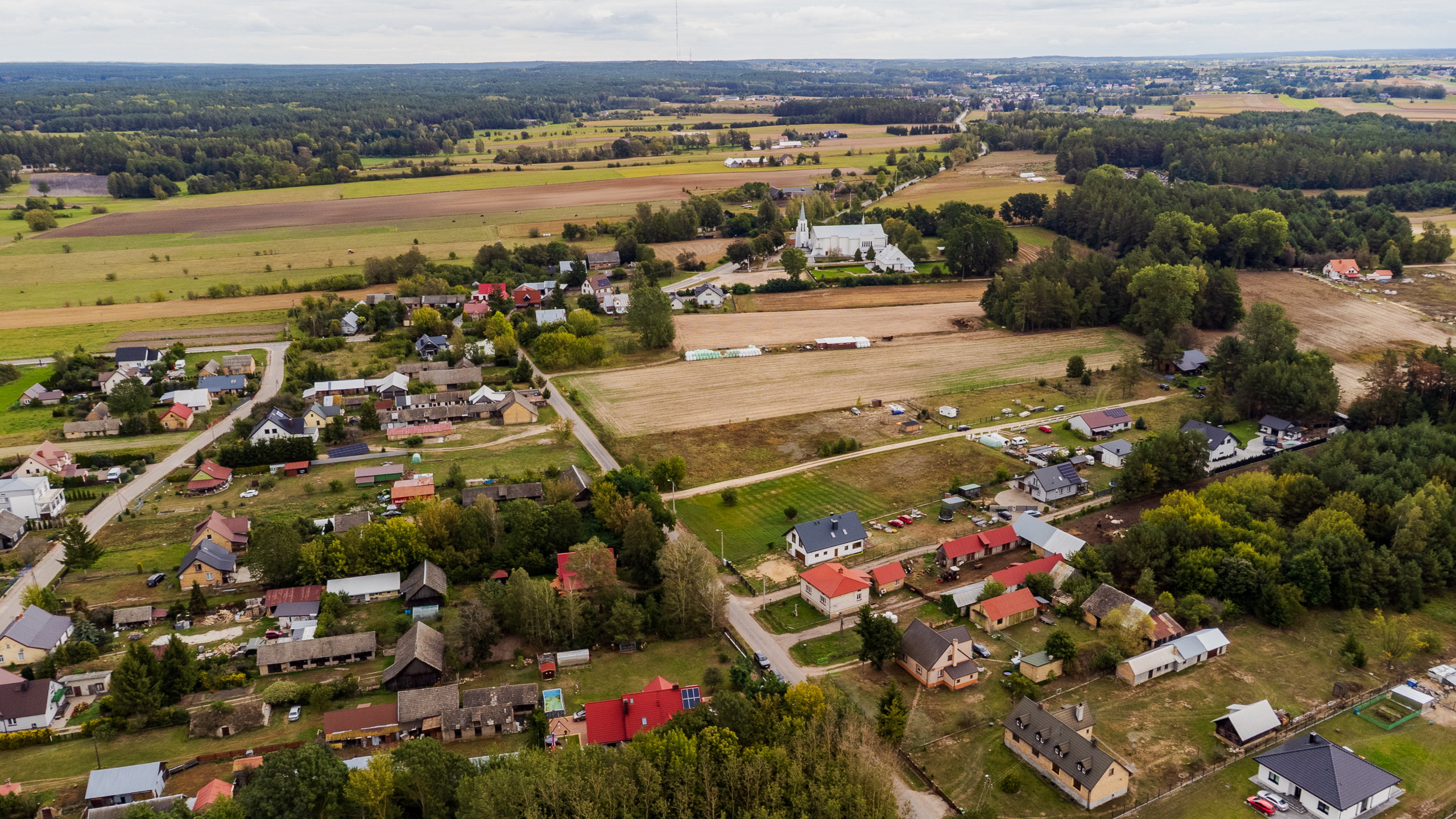 DZIAŁKA Z WZ, POGORZAŁKI, 2 297 m² ASFALT, MEDIA W DRODZE