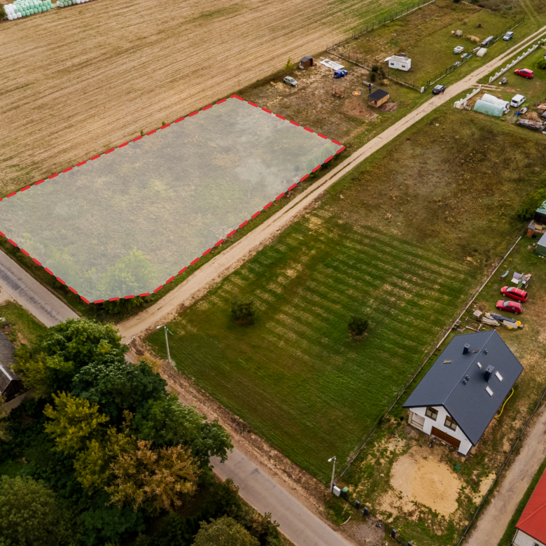 DZIAŁKA Z WZ, POGORZAŁKI, 2 297 m² ASFALT, MEDIA W DRODZE