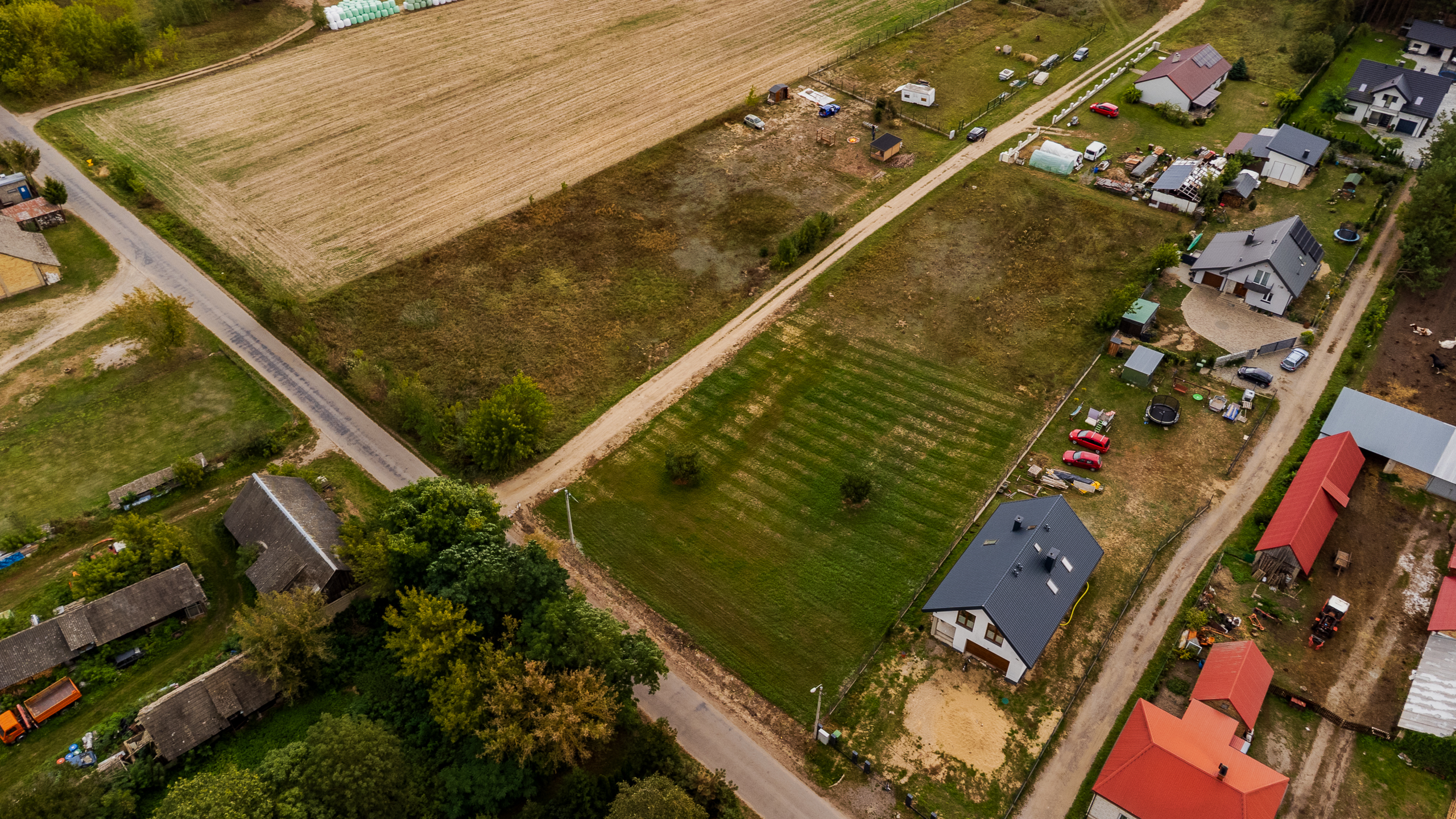 DZIAŁKA Z WZ, POGORZAŁKI, 2 297 m² ASFALT, MEDIA W DRODZE