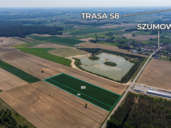 Grunt inwestycyjny MPZP pod zabudowę mieszkaniową, 1,6373 ha, Szumowo