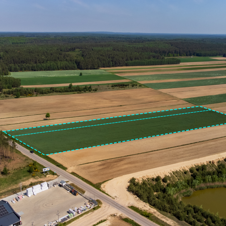 Grunt inwestycyjny MPZP pod zabudowę mieszkaniową, 1,6373 ha, Szumowo