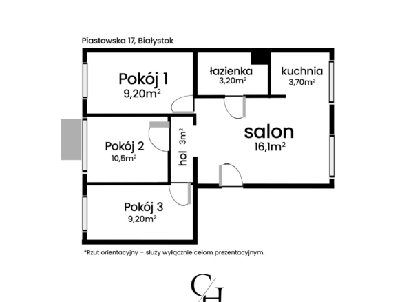4- pokojowe mieszkanie *OS.PIASTA* 1. piętro